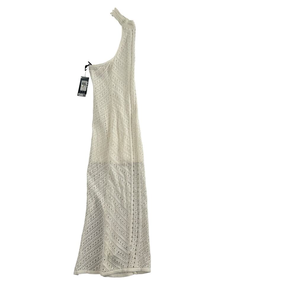 Marciano Meline One Shoulder Knit Maxi Dress - Pale Pearl - Size XS - NWT - Picture 3 of 7
